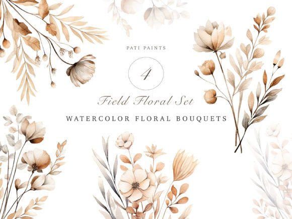Download Watercolor Floral Bouquets Collection - Premium Resources