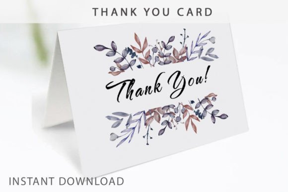 Download Printable Floral Thank You Cards - Premium Resources